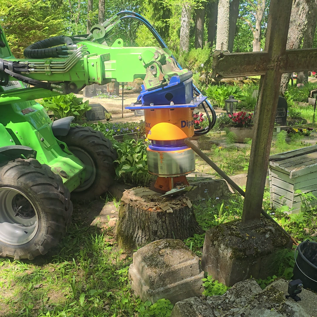 cemetery stump grinding