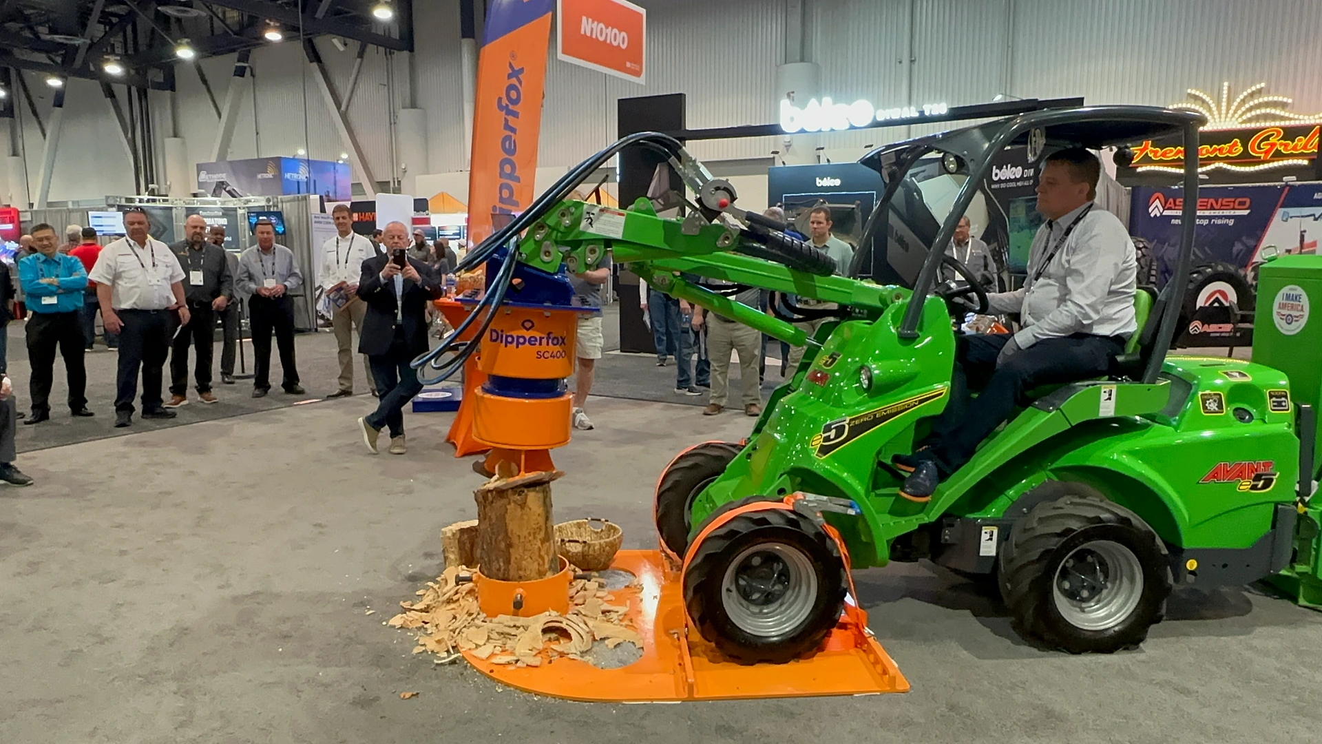 Dipperfox at CONEXPO